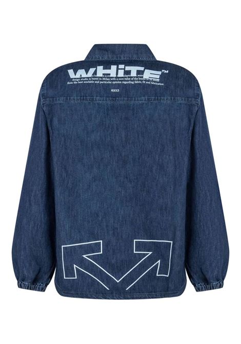 Camicia con logo OFF WHITE KIDS | OBYD003F25DEN0013401